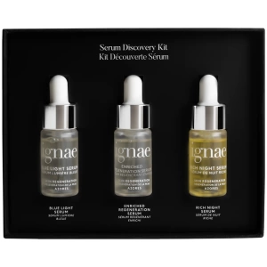 Ignae Serum Discovery Kit: Powered by our EPC Factor, Ignae’s serums were formatted to be used individually but combined together in this potent trio of serums work synergistically to rapidly repair, hydrate & regenerate.